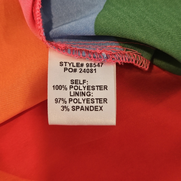 Skies Are Blu Colorful Maxi Dress Size XS Summer Preppy Cottagecore Girlhoodcore - Picture 8 of 11